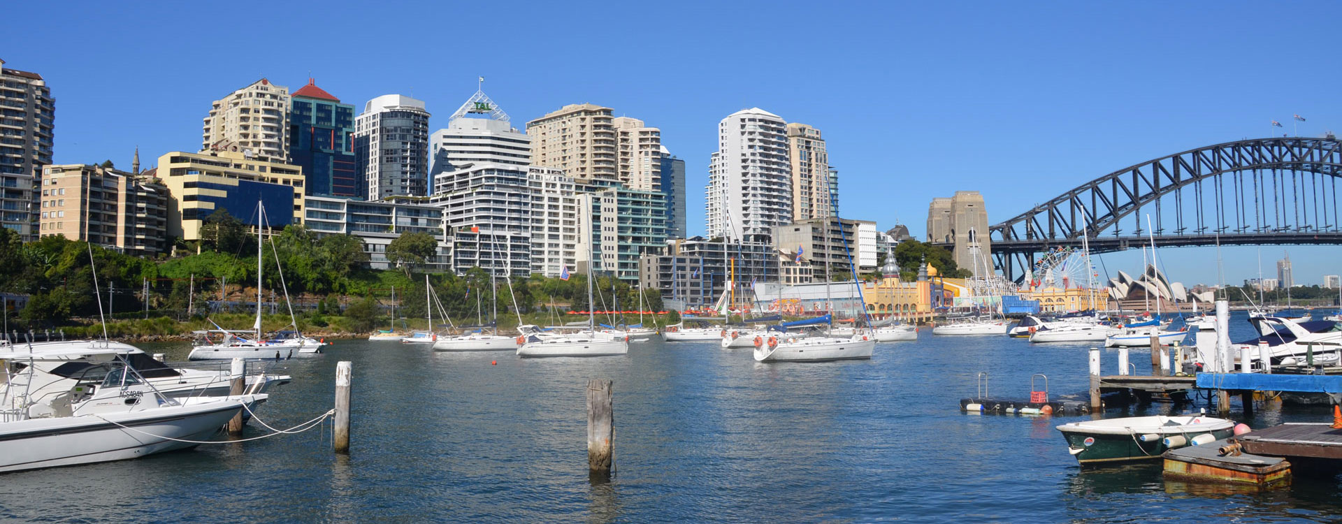 Cliff Street property from harbour view