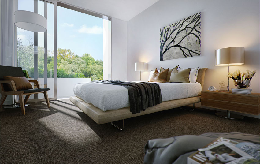 Wyndham Street bedroom