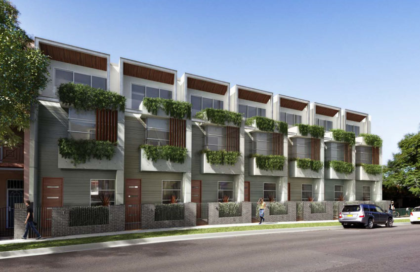 Wyndham Street terraces